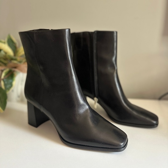 Nordstrom Black Heeled Boots - Picture 1 of 6